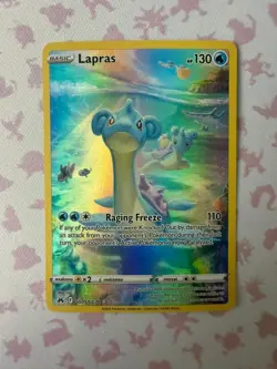 Lapras GG05/GG70 Holo Crown Zenith Galarian Gallery Pokemon NM - Image 1
