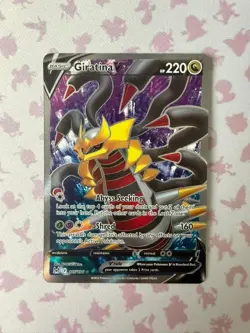 Giratina V 186/196 Rare Ultra Lost Origin Pokemon Near Mint - Image 1