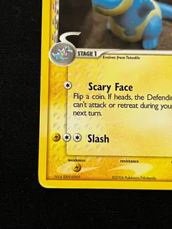 Croconaw (Delta Species) 27/101 - Dragon Frontiers Uncommon Pokemon TCG Card LP - Image 2