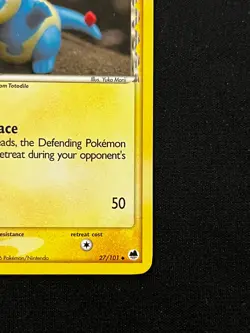 Croconaw (Delta Species) 27/101 - Dragon Frontiers Uncommon Pokemon TCG Card LP - Image 3