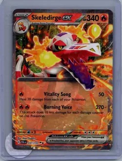 Pokemon SV02: Paldea Evolved Skeledirge ex - Image 1