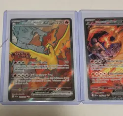 Pokemon Team Rocket's Moltres ALL 3 UPC Stamped PROMOS 229/182 208/182 031/182 - Image 2