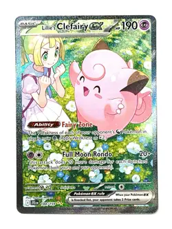 Lillie's Clefairy ex 184/159 Special Illustration Rare Journey Together Pokemon - Image 1