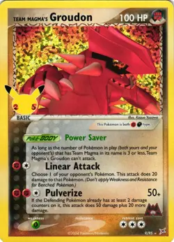Pokemon TCG Team Magma's Groudon Classic Collection Celebrations 9/95 NM - Image 1