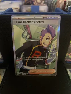 Pokemon Team Rocket's Petrel 226/182 Sv10: Destined Rivals Ultra Rare Full Art . - Image 1