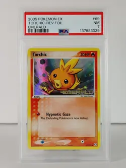 Torchic - Holo/Stamp - EX Emerald - POKEMON - 69/106 - 2005 - PSA 7 - Image 1