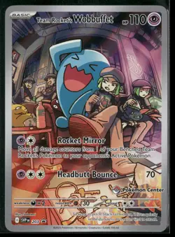 Team Rocket's Wobbuffet (Pokemon Center Exclusive) tcg - Image 1