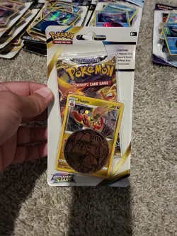 Pokemon Tcg Silver Tempest Blister Pack Sealed W/ Promo Coin - Image 1