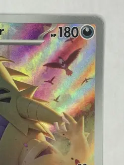 Pokemon Tyranitar 222/193 Sv02: Paldea Evolved Illustration Rare Holo - Image 4