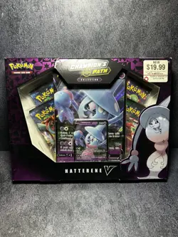 POKEMON TCG CHAMPIONS PATH HATTERENE V BOX COLLECTION NEW FACTORY SEALED - Image 1