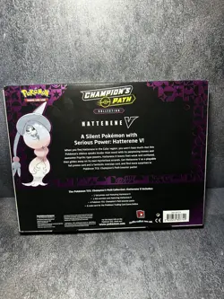POKEMON TCG CHAMPIONS PATH HATTERENE V BOX COLLECTION NEW FACTORY SEALED - Image 4