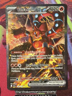 Pokemon TCG Volcanion EX 182/159 Illustration Rare Holo Journey Together - Image 1