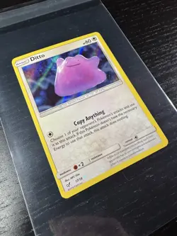 Ditto Holo Rare Detective Pikachu 17/18 Pokemon TCG LP- - Image 3