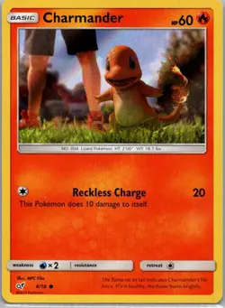 Pokemon TCG Charmander 4/18 Detective Pikachu Holo NM - Image 1