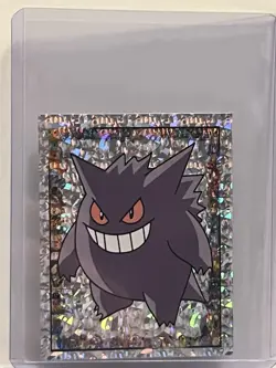 1999 MERLIN POKEMON #S15 GENGAR PRISM STICKER RARE!! - Image 1