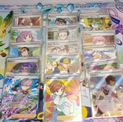 Pokemon TCG Trainer Supporter Holo Random Set Lot of 15 NM - Image 1