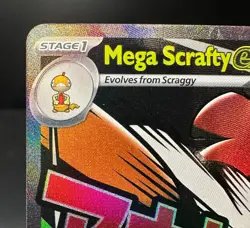 Mega Scrafty Ex 270/217 Ascended Heroes Mega Attack Rare - NM - Pokemon TCG - Image 2