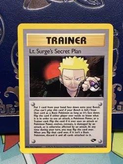 2000 Pokemon TCG Gym Challenge Lt. Surge's Secret Plan - 107/132 - NM - Image 1