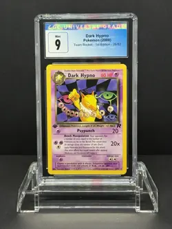 Dark Hypno 26/82 1st Edition Team Rocket Vintage Pokemon Card 2000 - Image 1