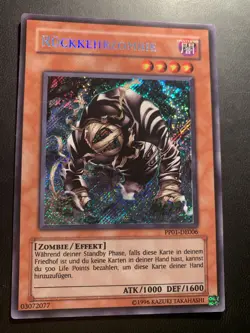 Yugioh! Ruckkehrzombie Secret Rare - PP01-DE006 Unlimited - Deutsch - Image 1
