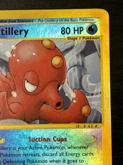 Octillery 26/147 Reverse Holo Rare Aquapolis Pokemon Card 2002 WOTC Lp+ - Image 3