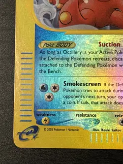 Octillery 26/147 Reverse Holo Rare Aquapolis Pokemon Card 2002 WOTC Lp+ - Image 5