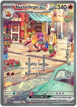 Skeledirge ex - 258/193 - Paldea Evolved Special Illustration Rare - NM -Pokemon - Image 1