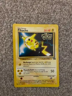 Pokemon Pikachu Promo Card #4 Wizards of the Coast the First Movie - Image 1