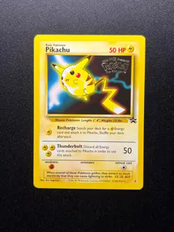 1999 Pokemon Pikachu Promo Card #4 Wizards of the Coast the First Movie NM - Image 1