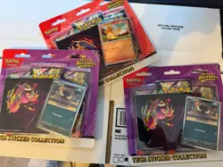 Pokemon Ascended heroes Tech Sticker 3 pack (9 packs of cards) - Image 1