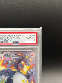 PSA 10 Charizard VMAX 308/190 Shiny Star V SSR Pokemon Card Japanese 2020 - Image 3