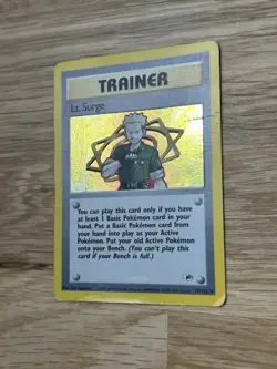 Lt. Surge 17/132 | Pokemon Gym Heroes | Holo Rare - Image 2