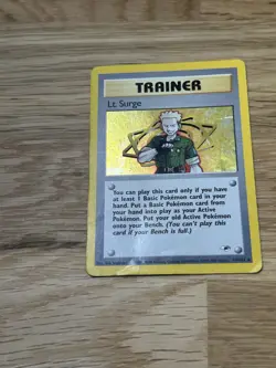 Lt. Surge 17/132 | Pokemon Gym Heroes | Holo Rare - Image 3
