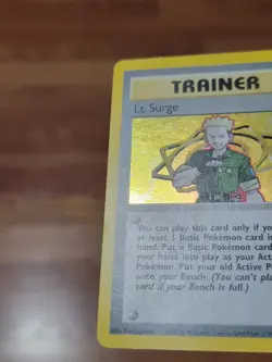 MP! - Lt. Surge 17/132 | Pokemon Gym Heroes | Holo Rare - Image 3