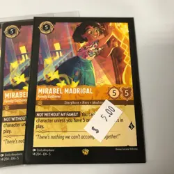 Mirabel Madrigal Family Gatherer Shimmering Skies Disney Lorcana Playset 4x x4 - Image 1