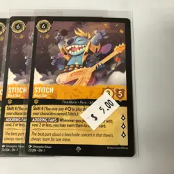 Stitch Rock Star The First Chapter Disney Lorcana Playset 4x x4 - Image 1