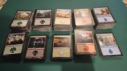 Magic: The Gathering - Basic Land Bulk/Job Lot - Various Sets Over 625 Cards MTG - Image 1