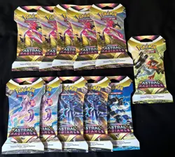 Pokemon TCG Sword & Shield Astral Radiance Sleeved Pack Lot 11 820650850233 - Image 1