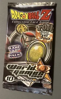Dragonball Z "World Games" 10-Card Unlimited Sealed Booster Pack x 1 pack - Image 2