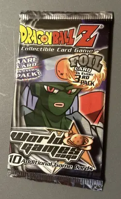 Dragonball Z "World Games" 10-Card Unlimited Sealed Booster Pack x 1 pack - Image 3