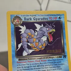 Dark Gyarados Holo Team Rocket Prerelease Promo Pokemon Card - NM Near Mint 8/82 - Image 4