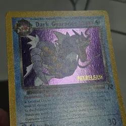 Dark Gyarados Holo Team Rocket Prerelease Promo Pokemon Card - NM Near Mint 8/82 - Image 5