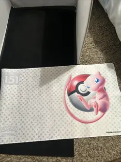 Pokemon 151 UPC Playmat Mew Play Mat Ultra Premium Collection UPC JZ9 - Image 1