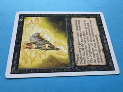 1995 Magic: The Gathering MTG - Revised Edition- NIGHTMARE - Vintage Rare - Image 2