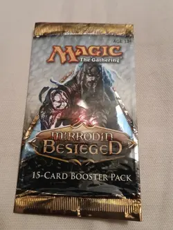 Magic The Gathering Mirrodin Besieged Empty Booster Pack Wrapper No Mtg Cards - Image 1
