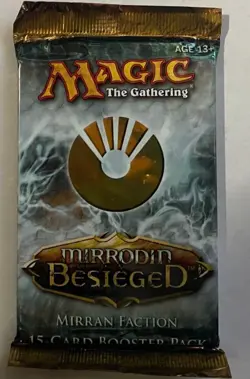 1 X MTG Magic the Gathering MIRRODIN BESIEGED MIRRAN FACTION booster Pack - Image 1