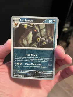 Umbreon 059/131 Reverse Holo Rare Prismatic Evolutions Pokemon Card NM/M - Image 1