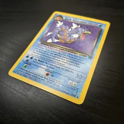 Dark Gyarados 25/82 Non Holo Team Rocket Rare MP Pokemon Card WoTC 1999 Vintage - Image 2