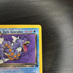 Dark Gyarados 25/82 Non Holo Team Rocket Rare MP Pokemon Card WoTC 1999 Vintage - Image 3