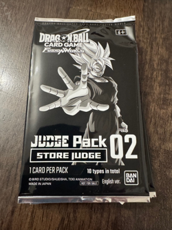 Dragon Ball Super TCG Card Fusion World Store Judge Pack 02 Sealed LOT of 12 - Image 1
